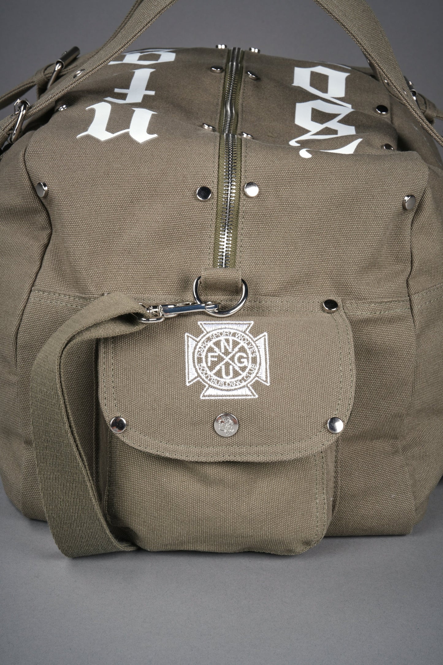 DSA-0015 OUR MANTRA DUFFLE BAG IN OLIVE