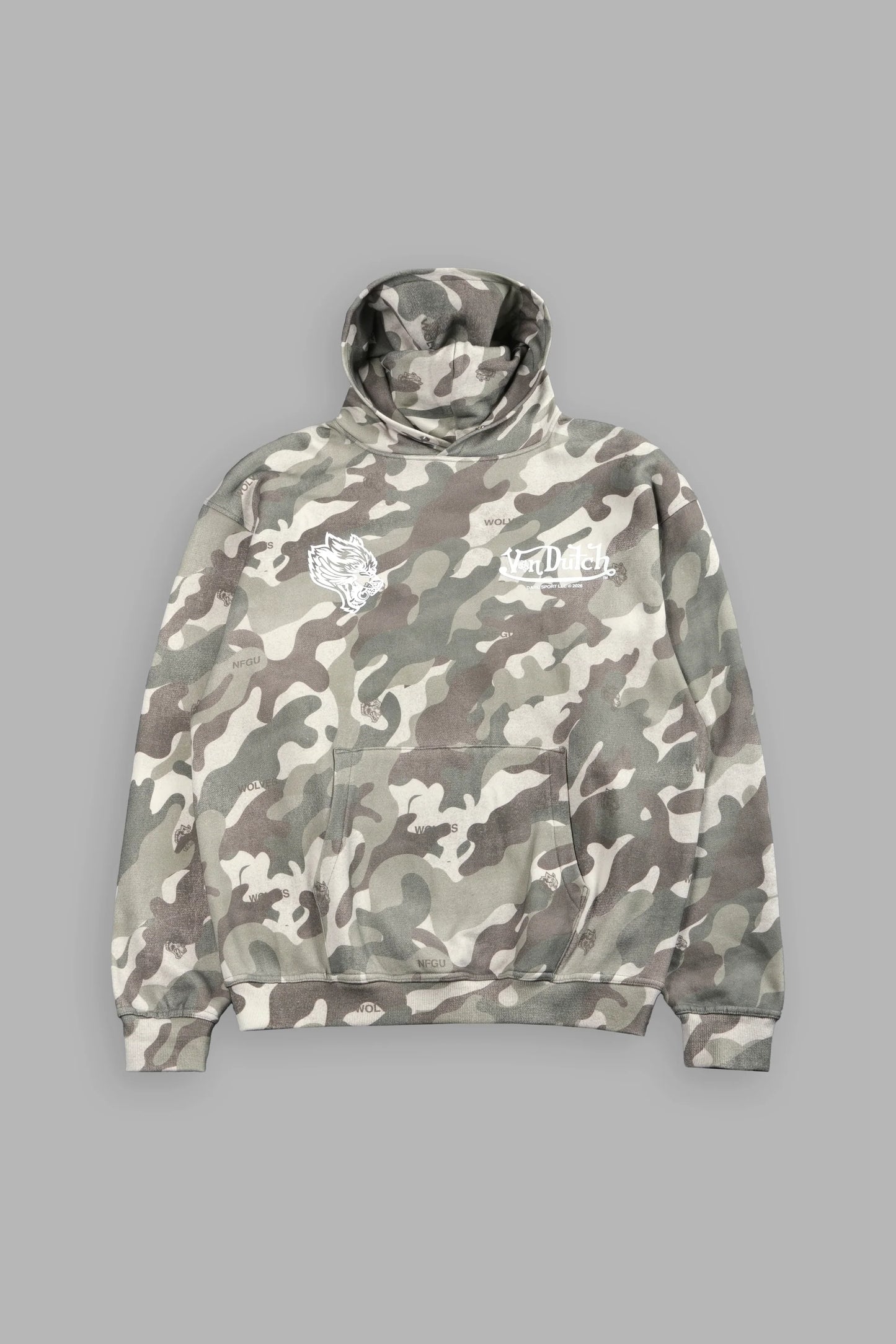 DS/VD-0169 Von Wild Pierce Hoodie in DSVD Green Camo