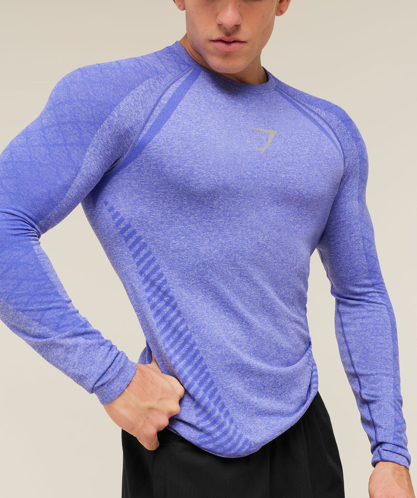 GS-0137 Devant Seamless Long Sleeve T-Shirt - Amethyst