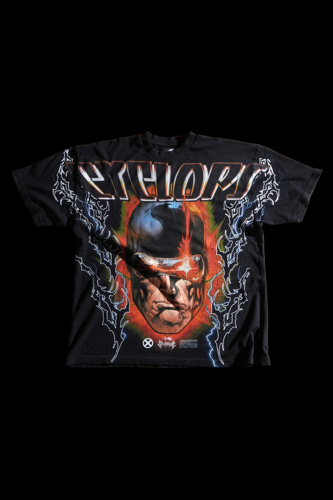 Laser Intention American Classic Oversized Tee in Black