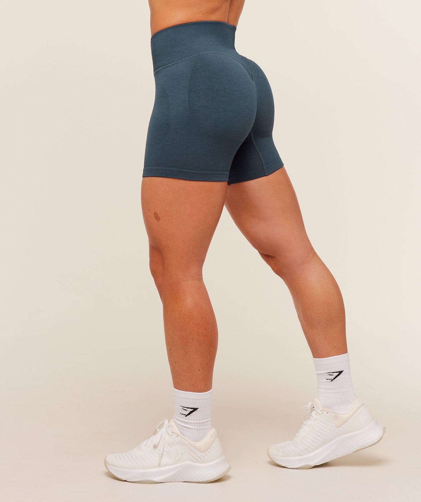 GSW-0107 Interval Seamless Shorts - Stealth Blue