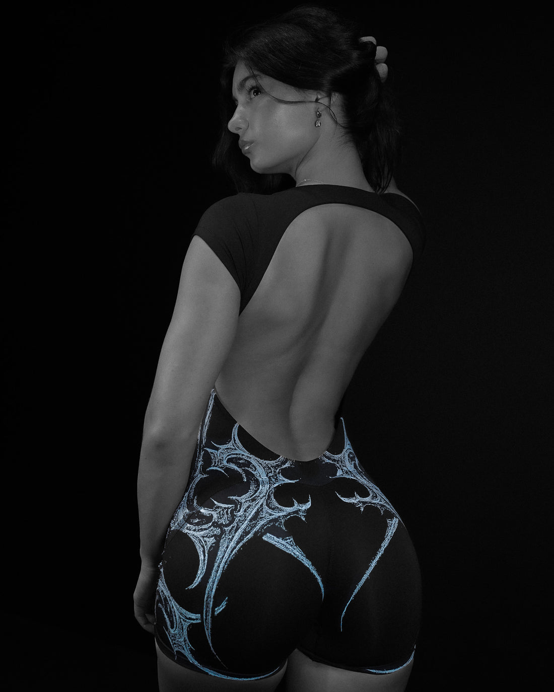 BD-0081 Women’s Void Tech™ Revenant Open Back Bodysuit [FROST]