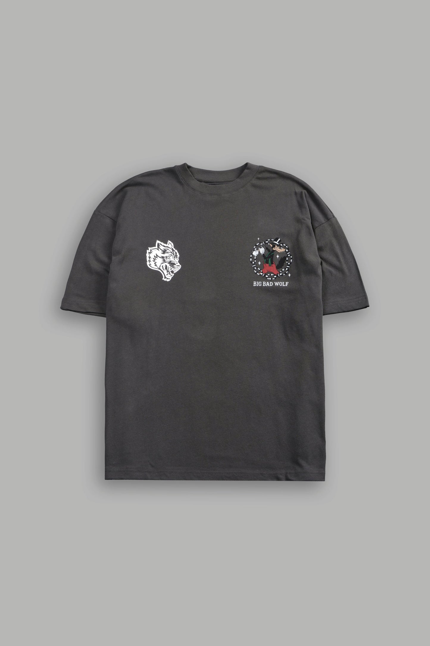 DS-0292 Big Bad Wolf Forever Premium Oversized Tee in Wolf Gray