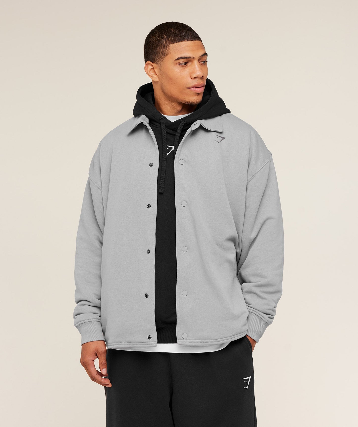 GS-0126 Power Coach Jacket - Smokey Grey