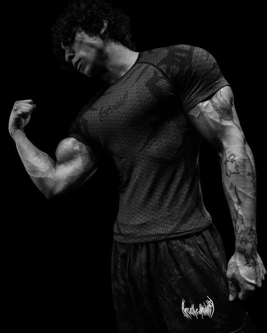 BD-0110 Doom Tech™ Armored shortsleeve Compression [MIDNIGHT]