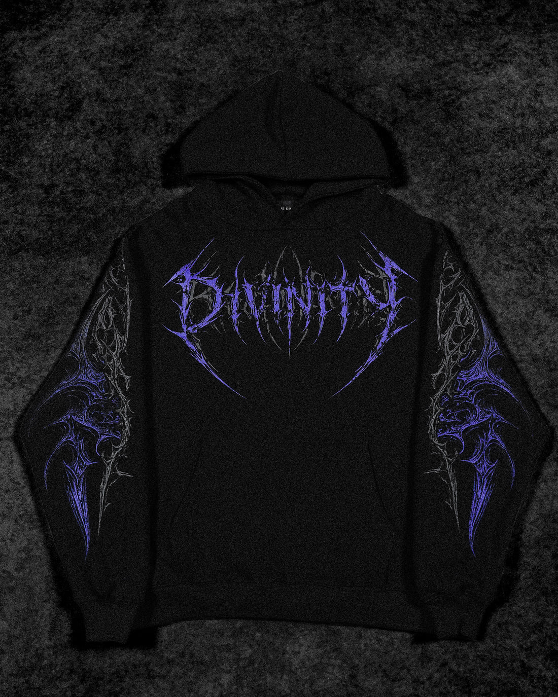 BD-0076 Eclipse Oversized Pullover Hoodie [HOLLOW PURPLE]