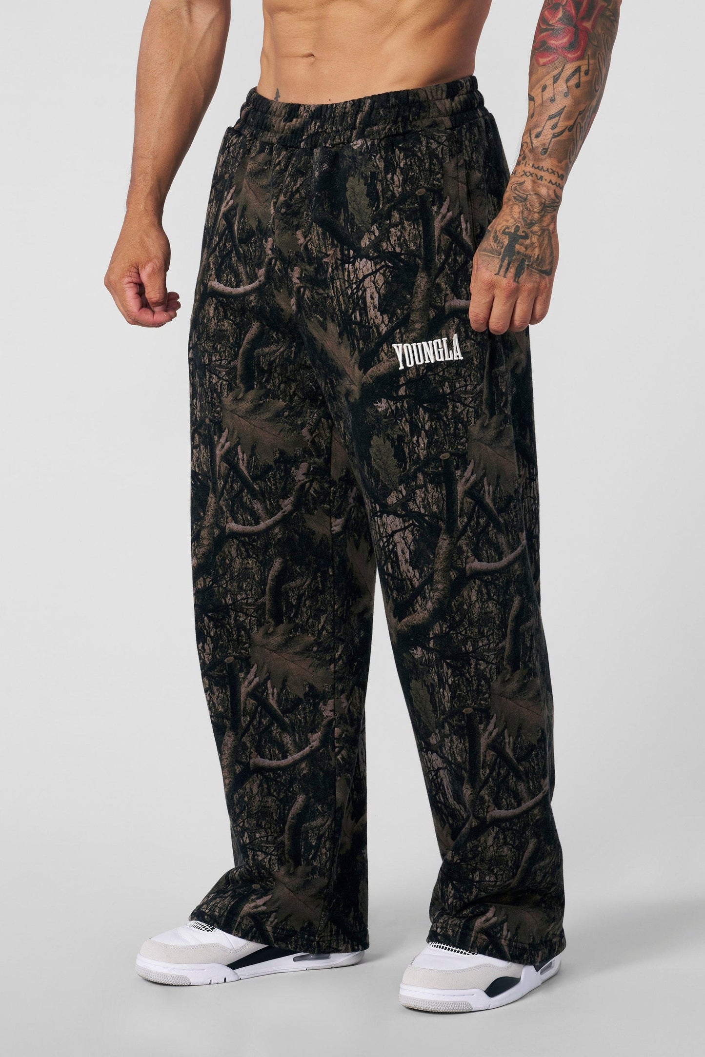 2133 - Tree Camo Baggy Sweats - Dark Tree Camo