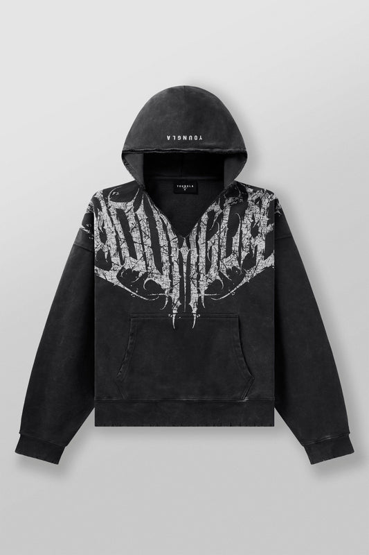 5082 - Anarchy Hoodies - Black Wash