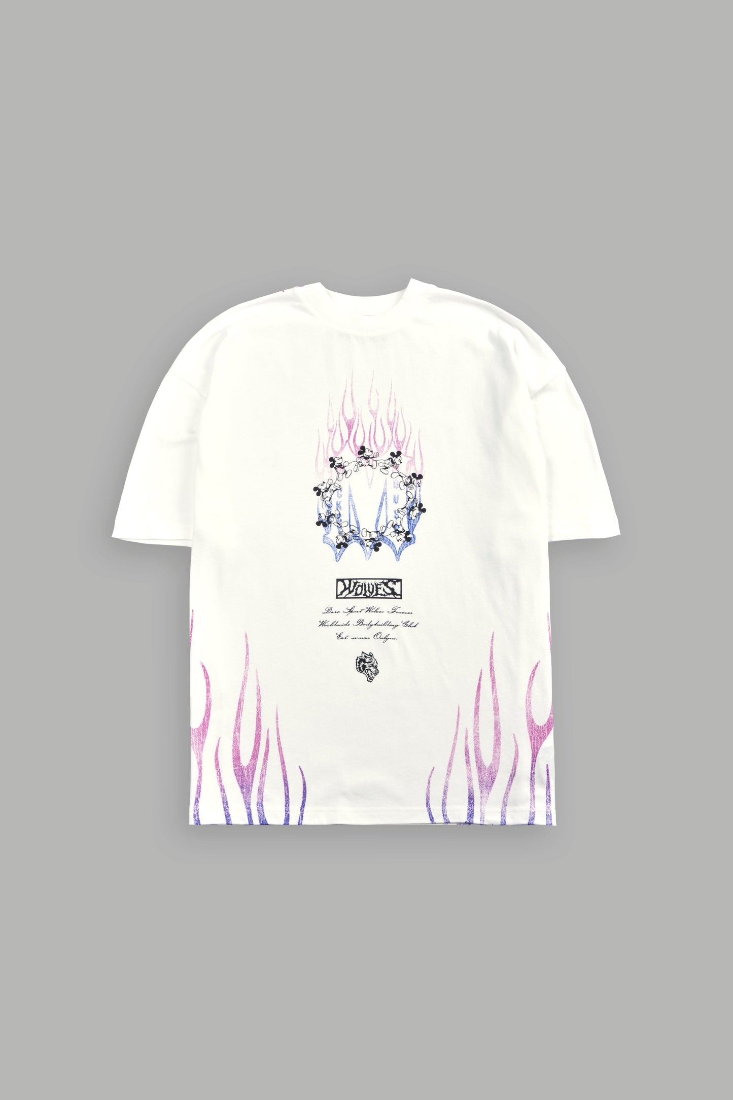 DS-0289 Mickey Forever Premium Oversized Tee in Cream