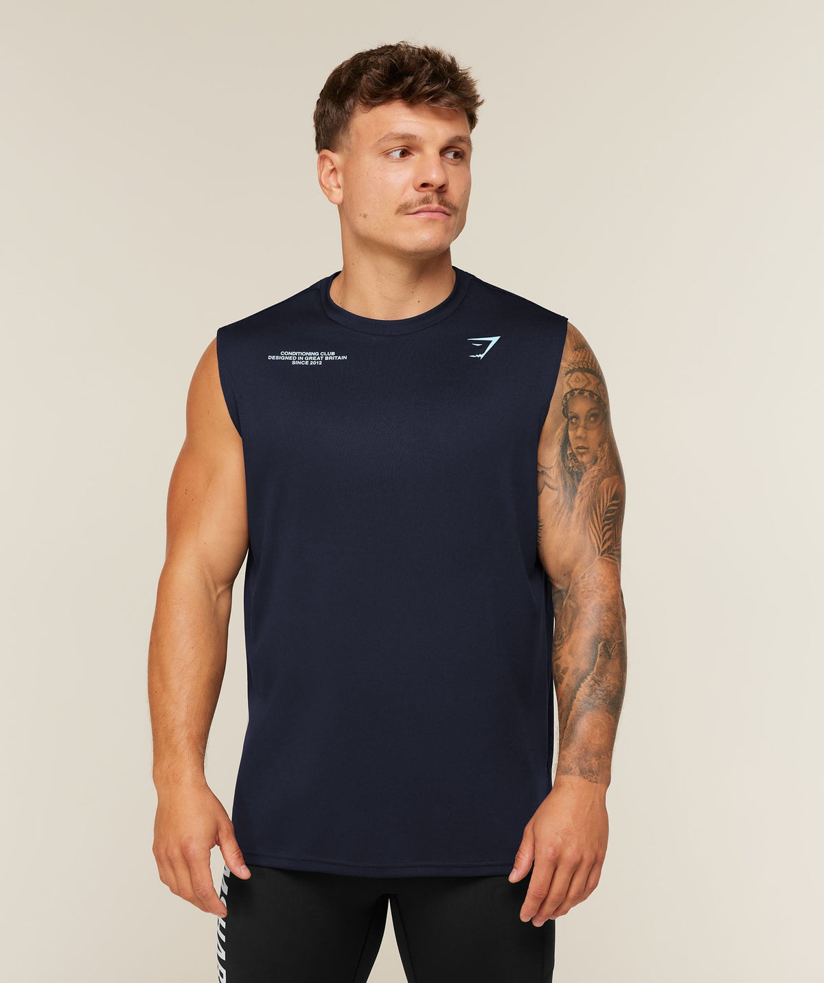 GS-0059 Conditioning Club Tank - Heavy Blue/Tranquil Blue