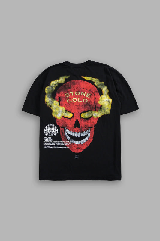DS-0120 Stone Cold “Premium” Oversized Tee in Black