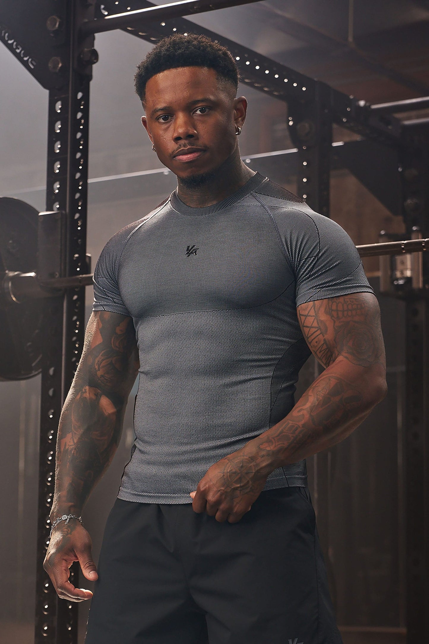 4339 - Forme Compression Tees - Grey