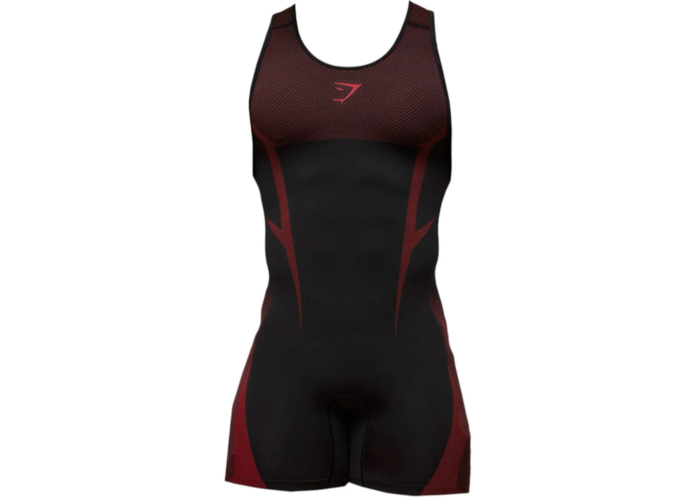 GS-0081 Onyx 5.0 Seamless Singlet - Black/Carmine Red