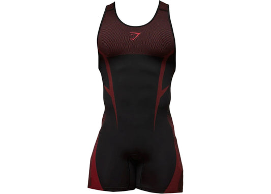 GS-0081 Onyx 5.0 Seamless Singlet - Black/Carmine Red