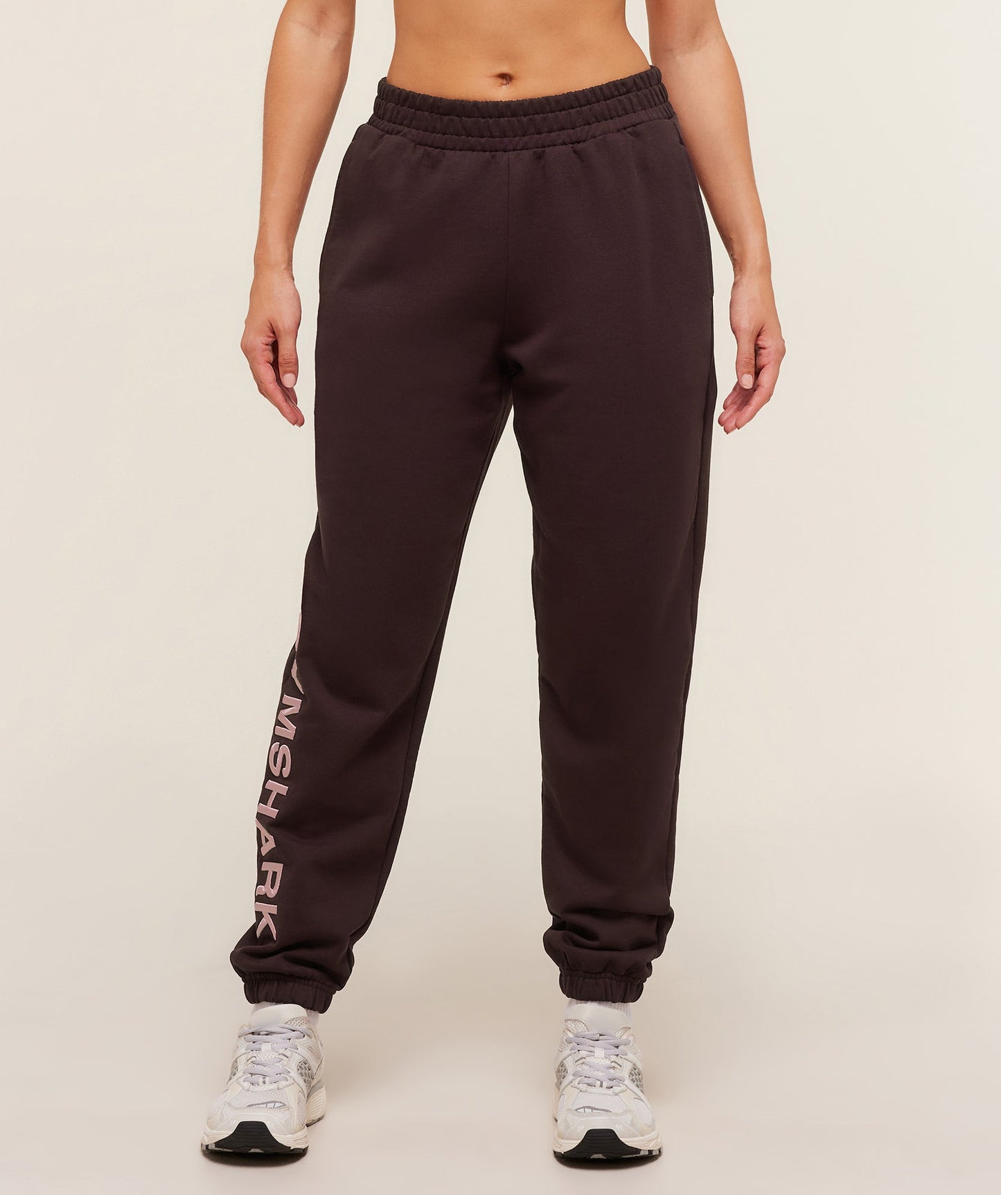 GSW-1034 Embroidered Logo Joggers - Cherry Purple