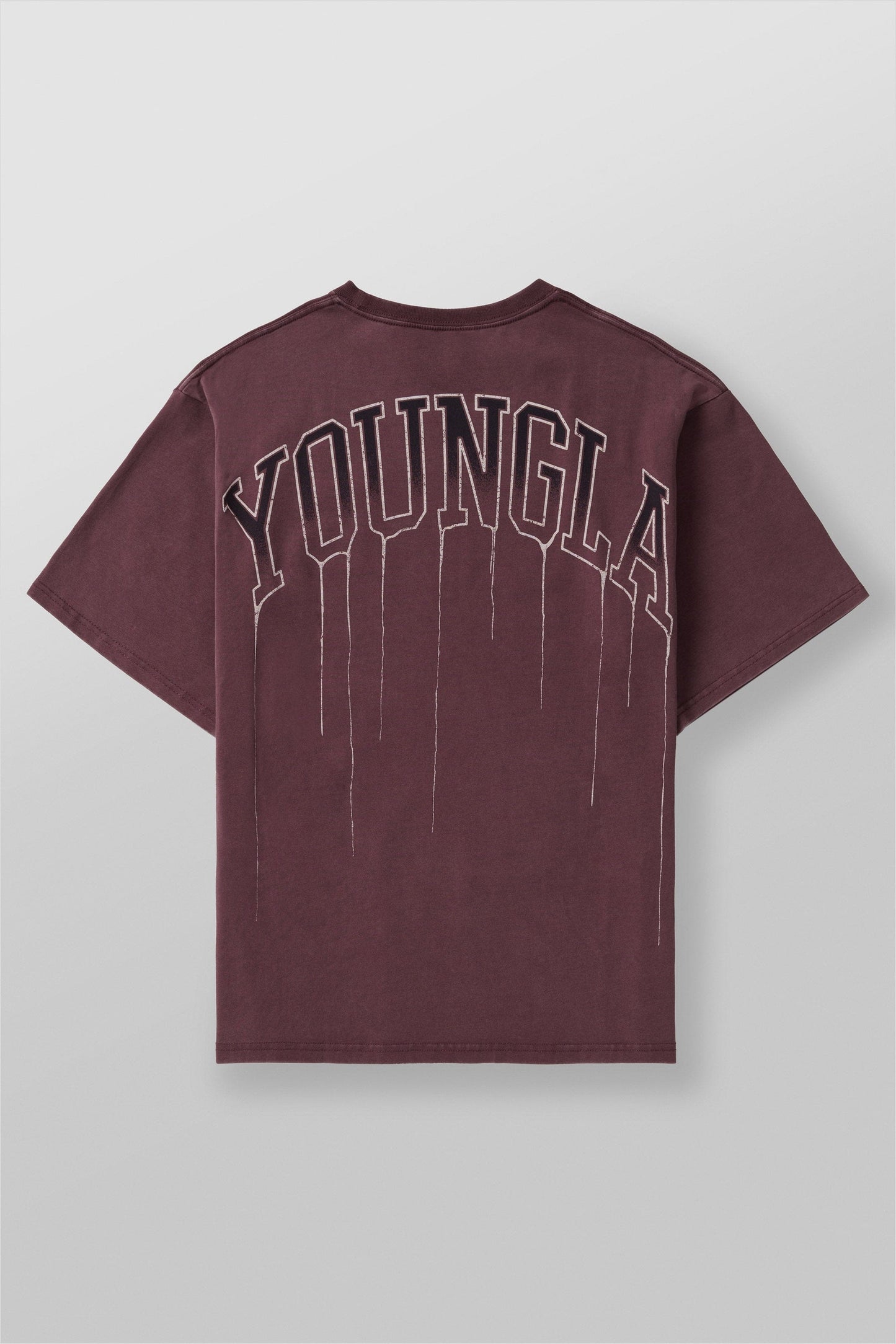 W428 - Drip Oversized Tee - Grape Wash