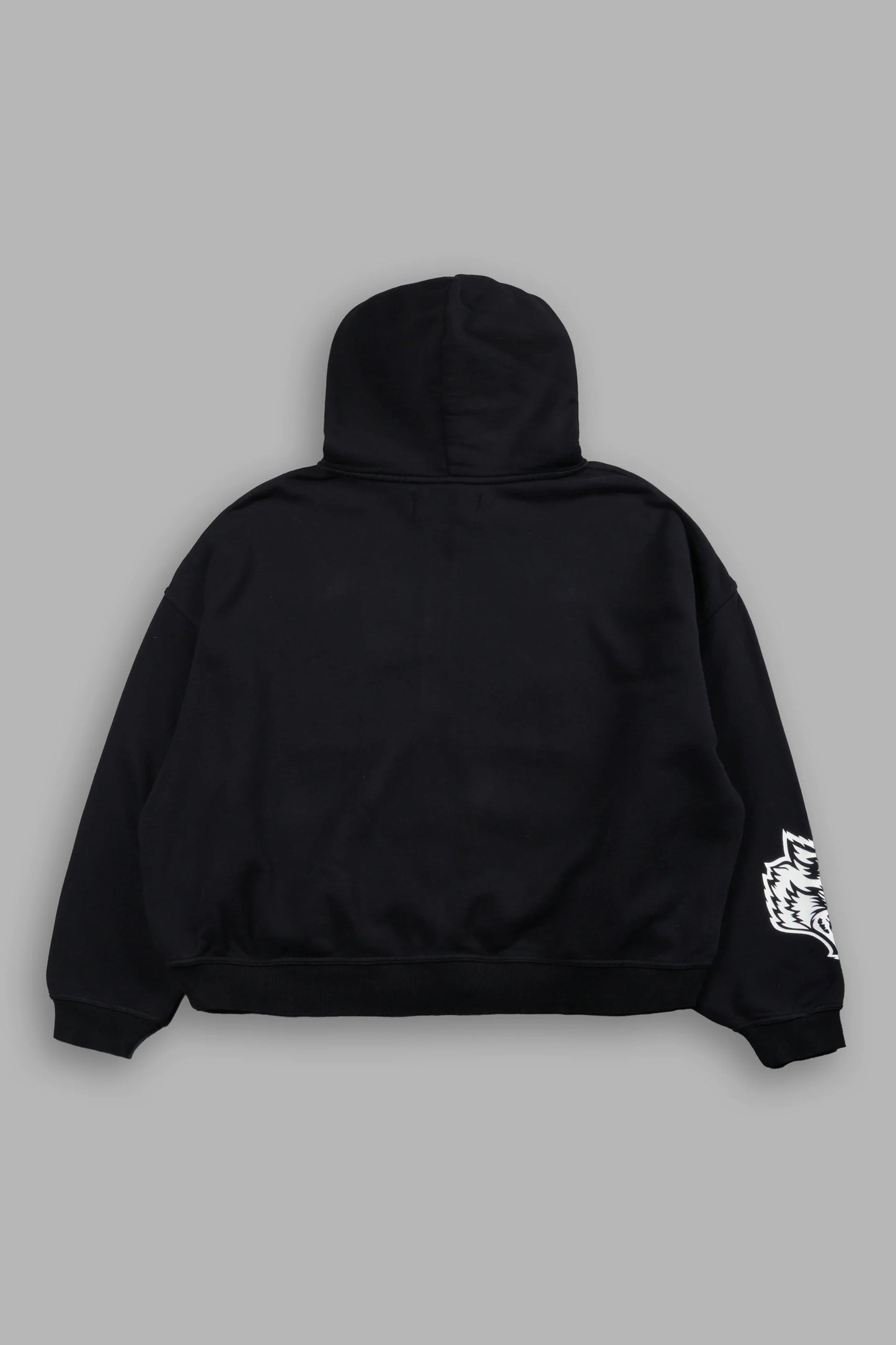DS-0102 Doomed Love Vex Double Zip Hoodie in Black