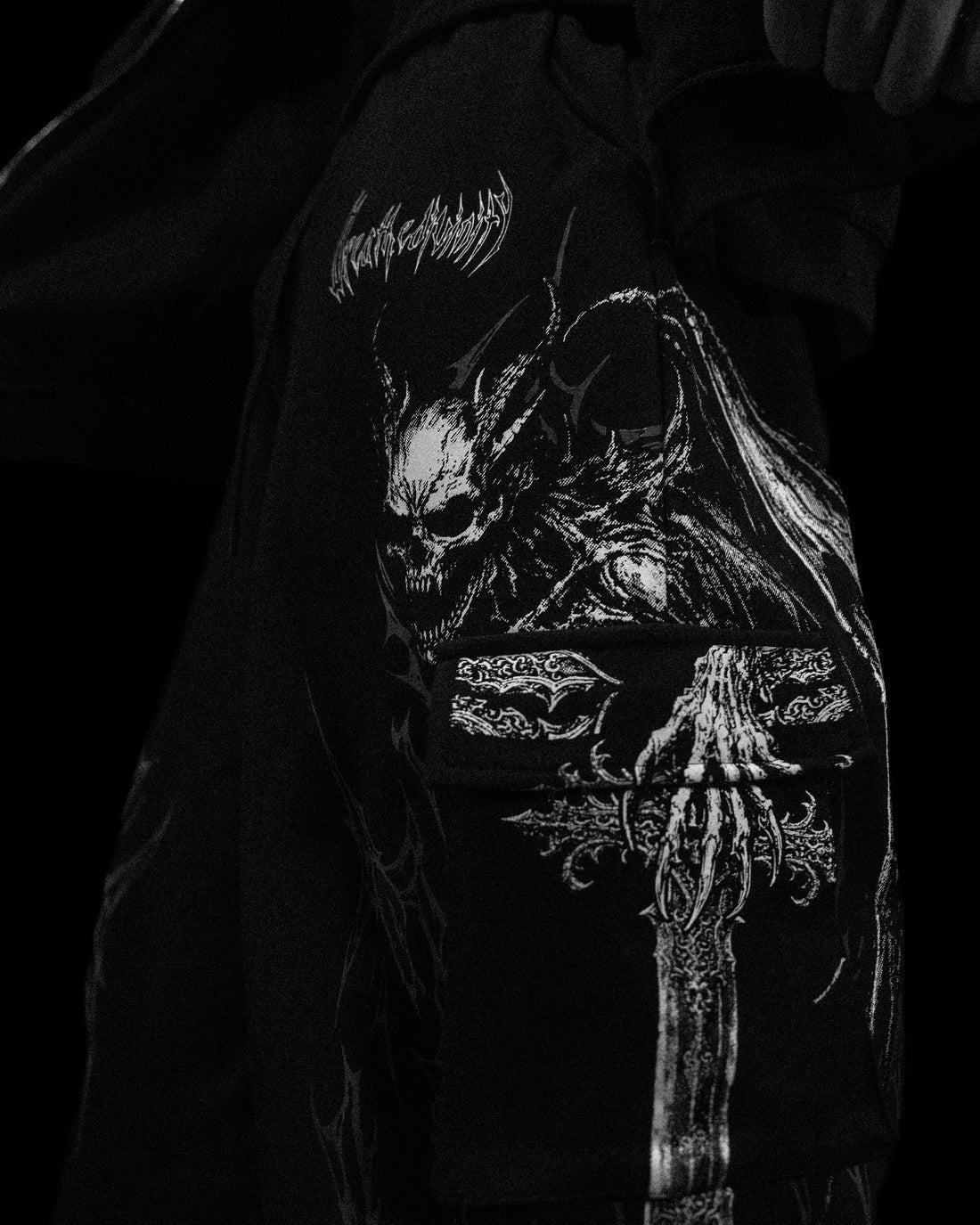 BD-0073 Gargoyle Banana Shape Cargos [VOID BLACK]