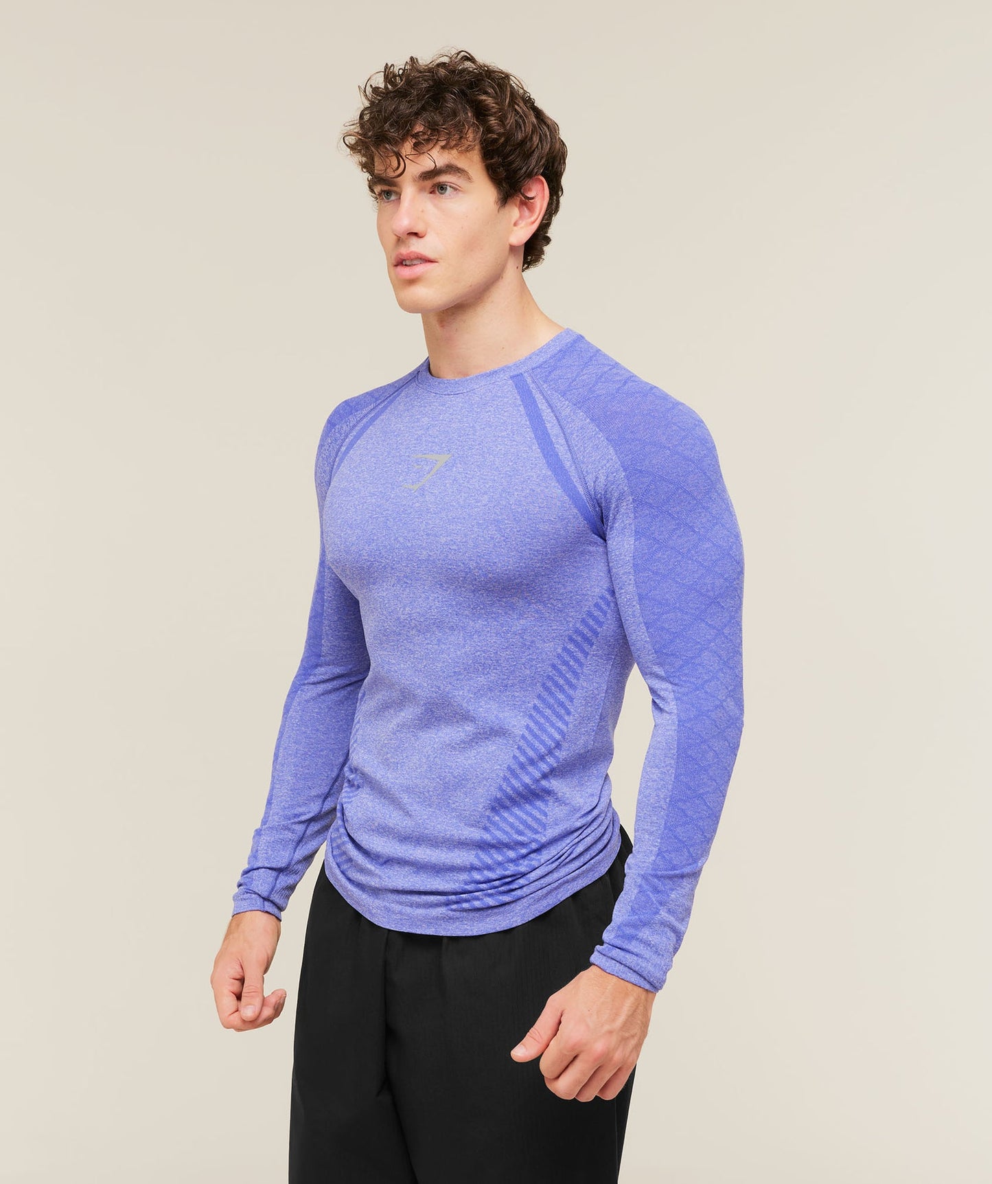 GS-0137 Devant Seamless Long Sleeve T-Shirt - Amethyst