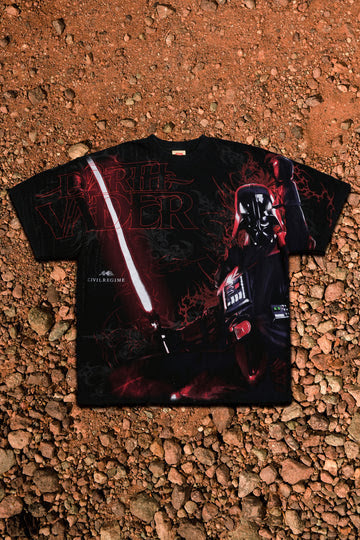 Darth Lord American Classic Oversized Tee in Vintage Black