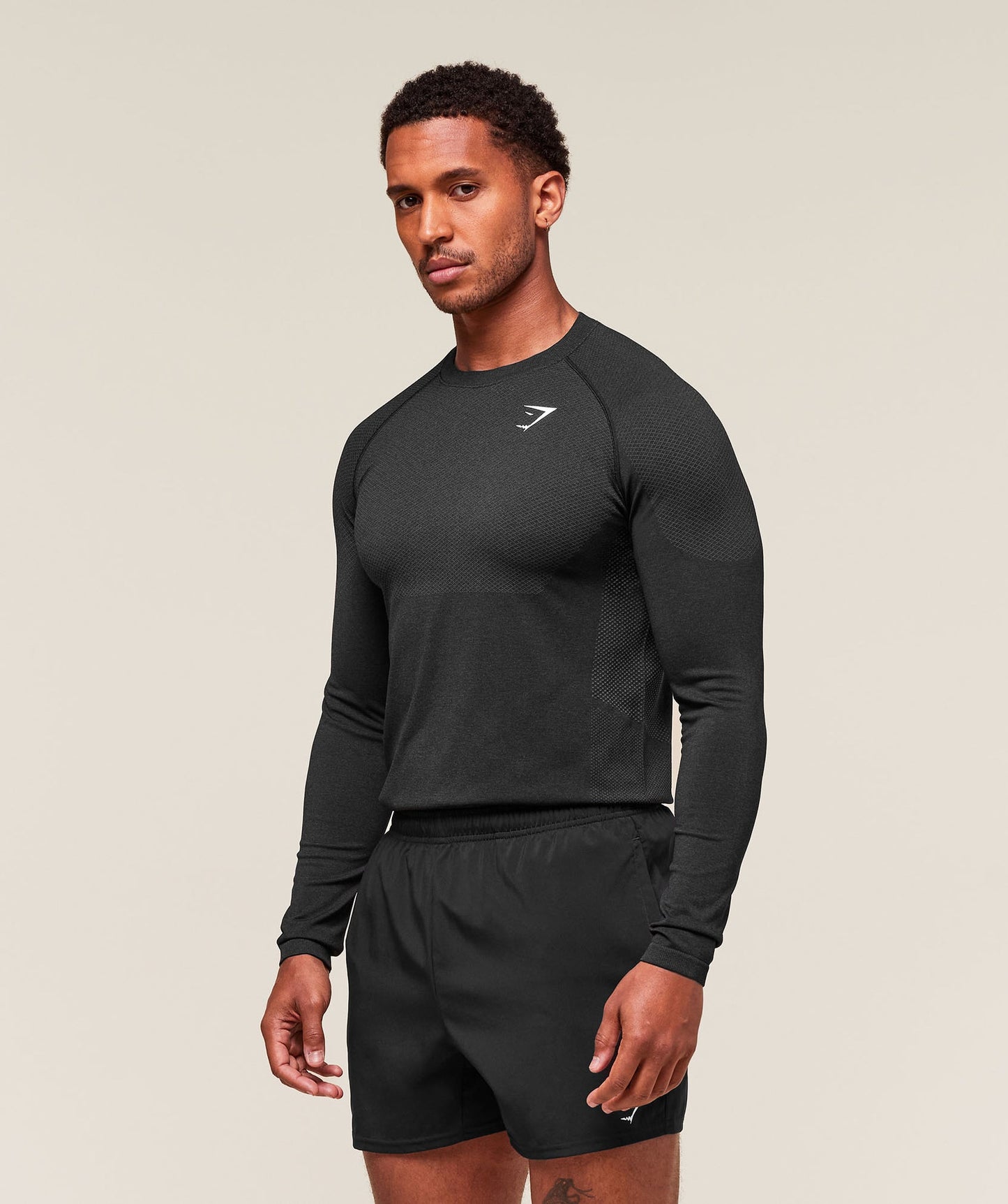 GS-0140 Vital Long Sleeve T-Shirt - Black/Silhouette Grey