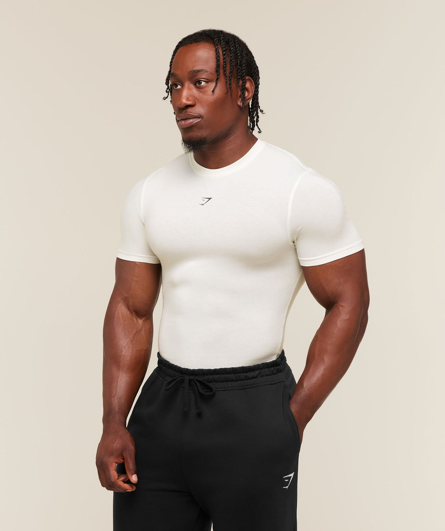 GS-0143 Super Soft Muscle Tee - Soft White