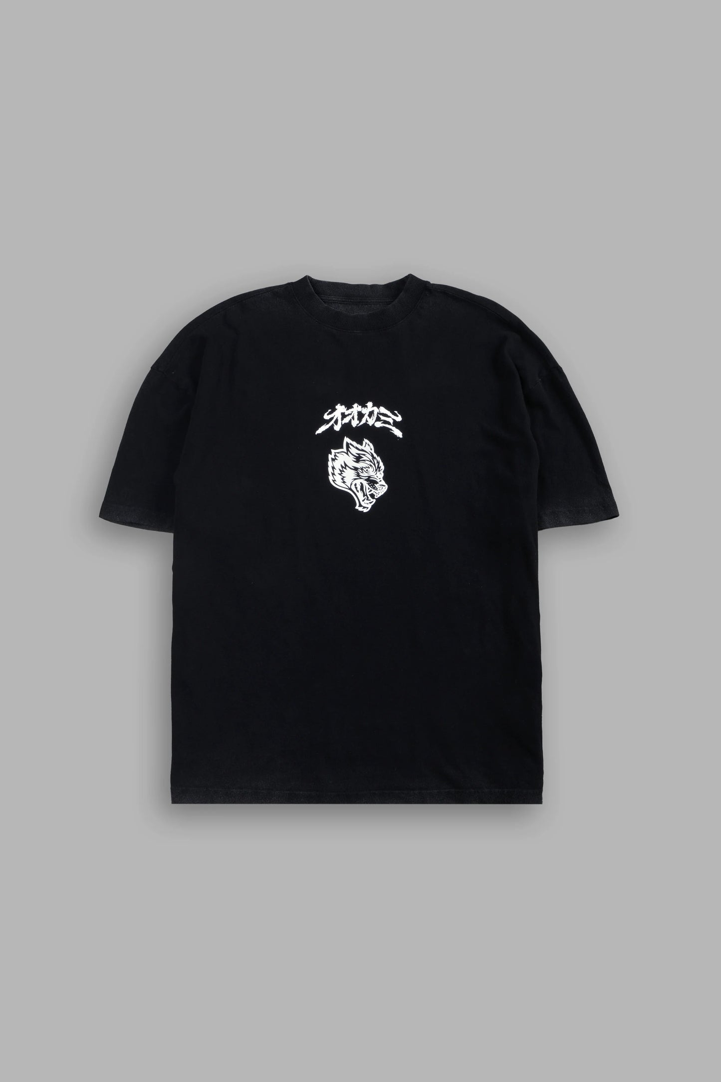 DS-0314 OUR CODE PREMIUM OVERSIZED TEE IN BLACK