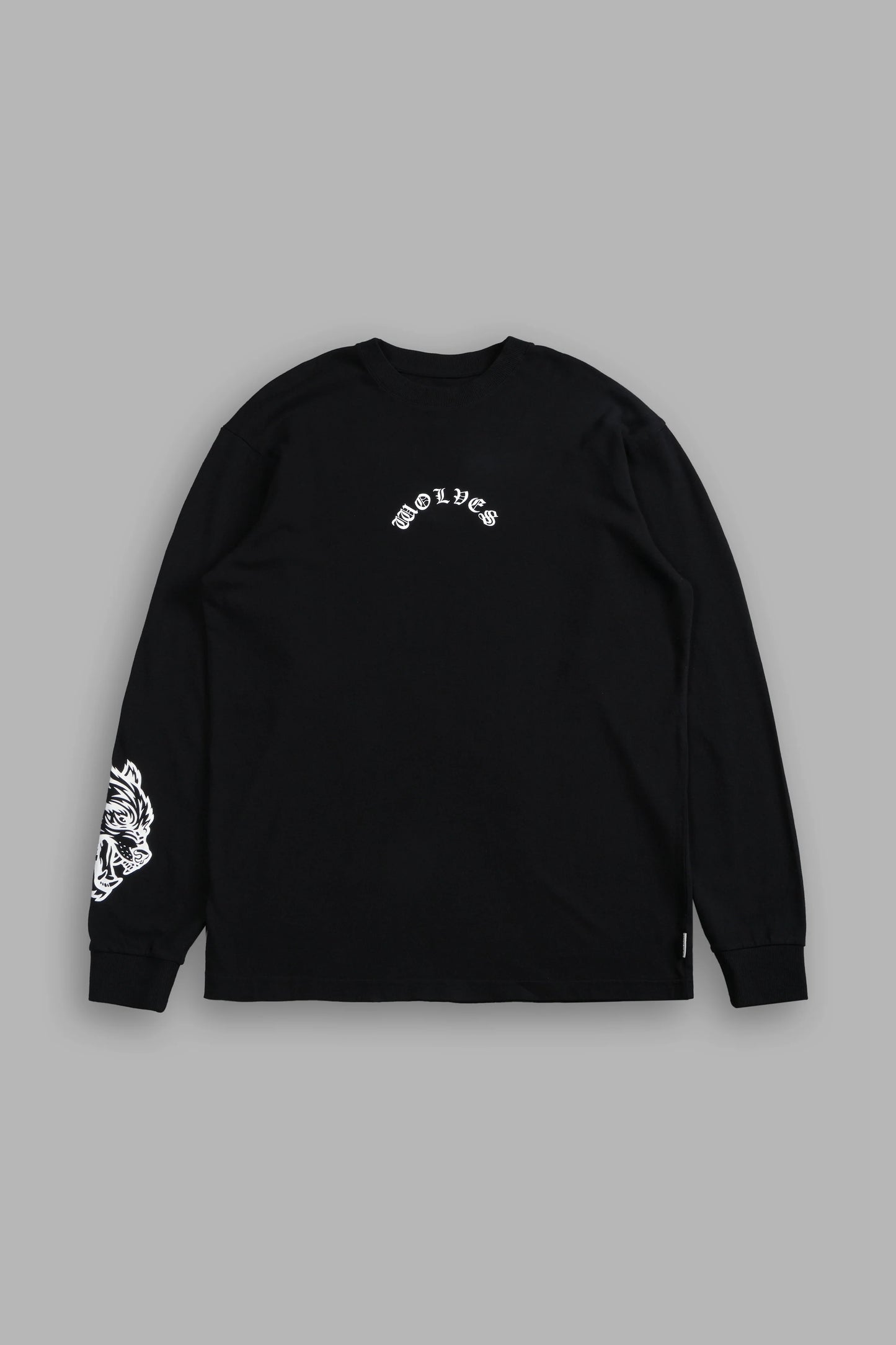 DS-0203 Wolf Chopper “Premium” L/S Tee in Black