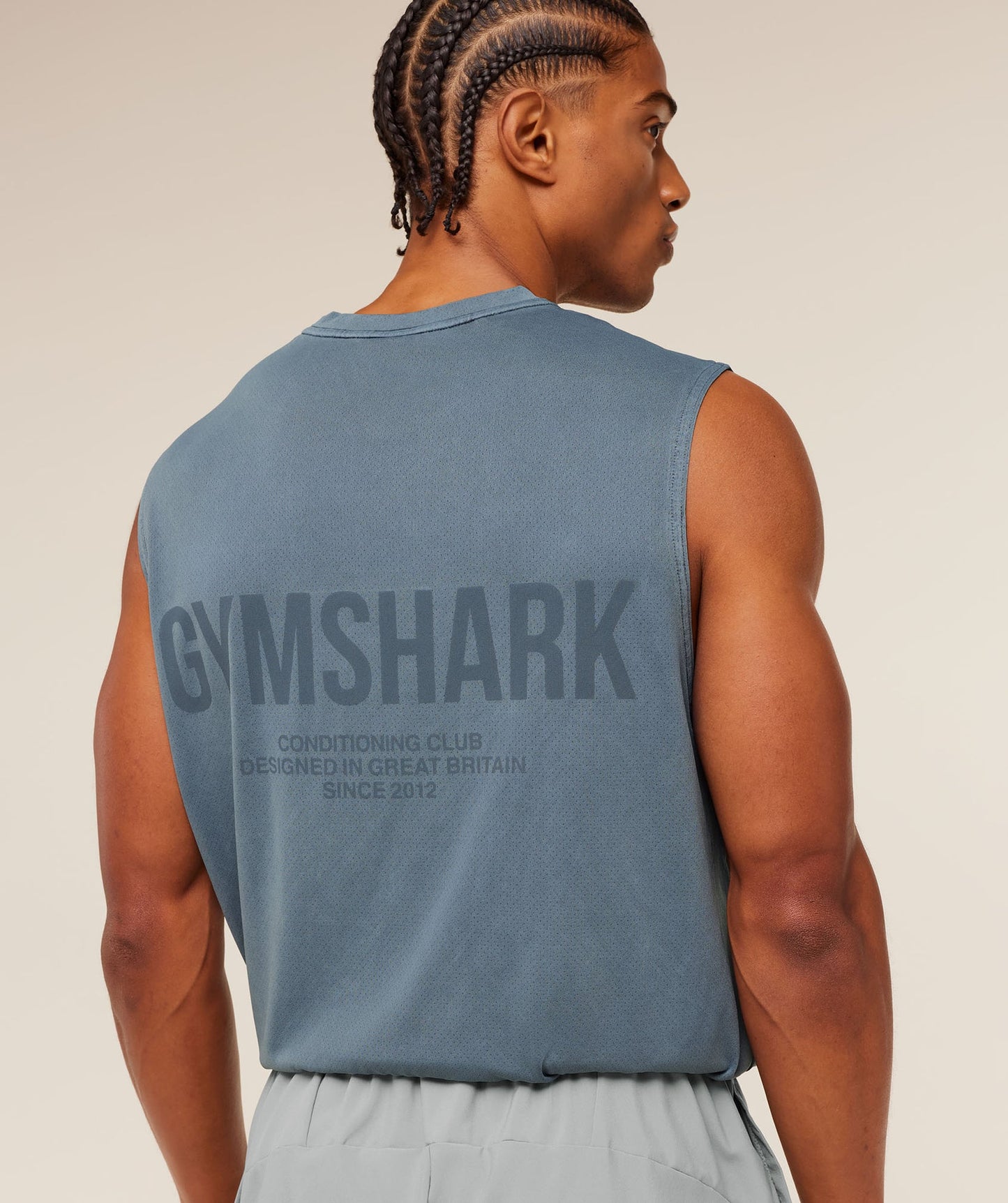 GS-0059 Conditioning Club Washed Tank - Iron Blue/Wash