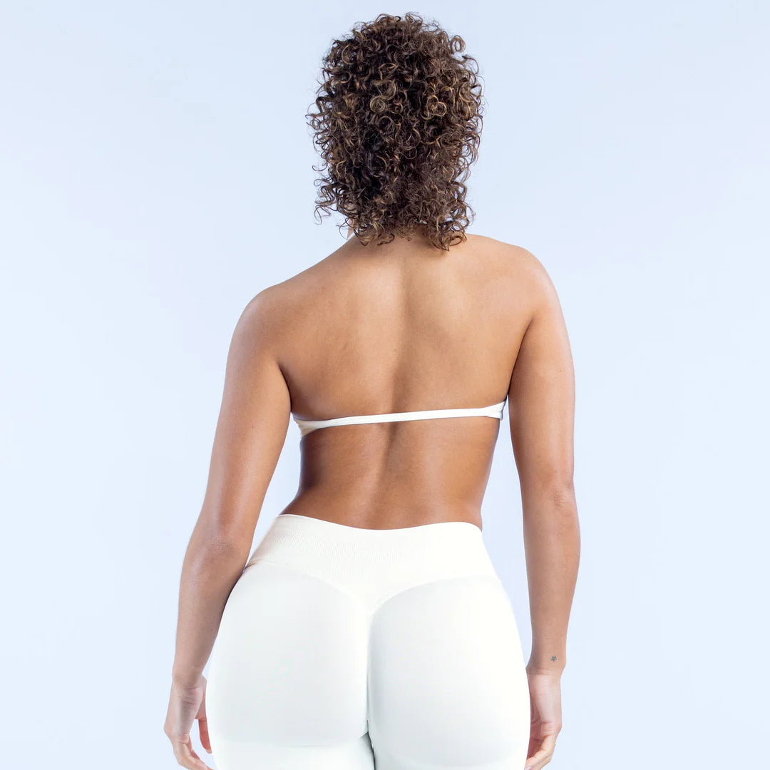 Impact Strappy Bra - Ivory