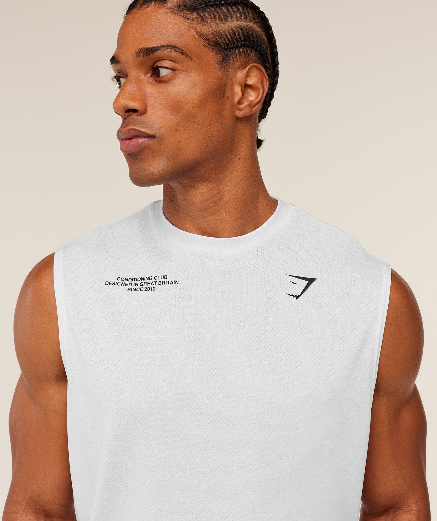 GS-0059 Conditioning Club Tank - White