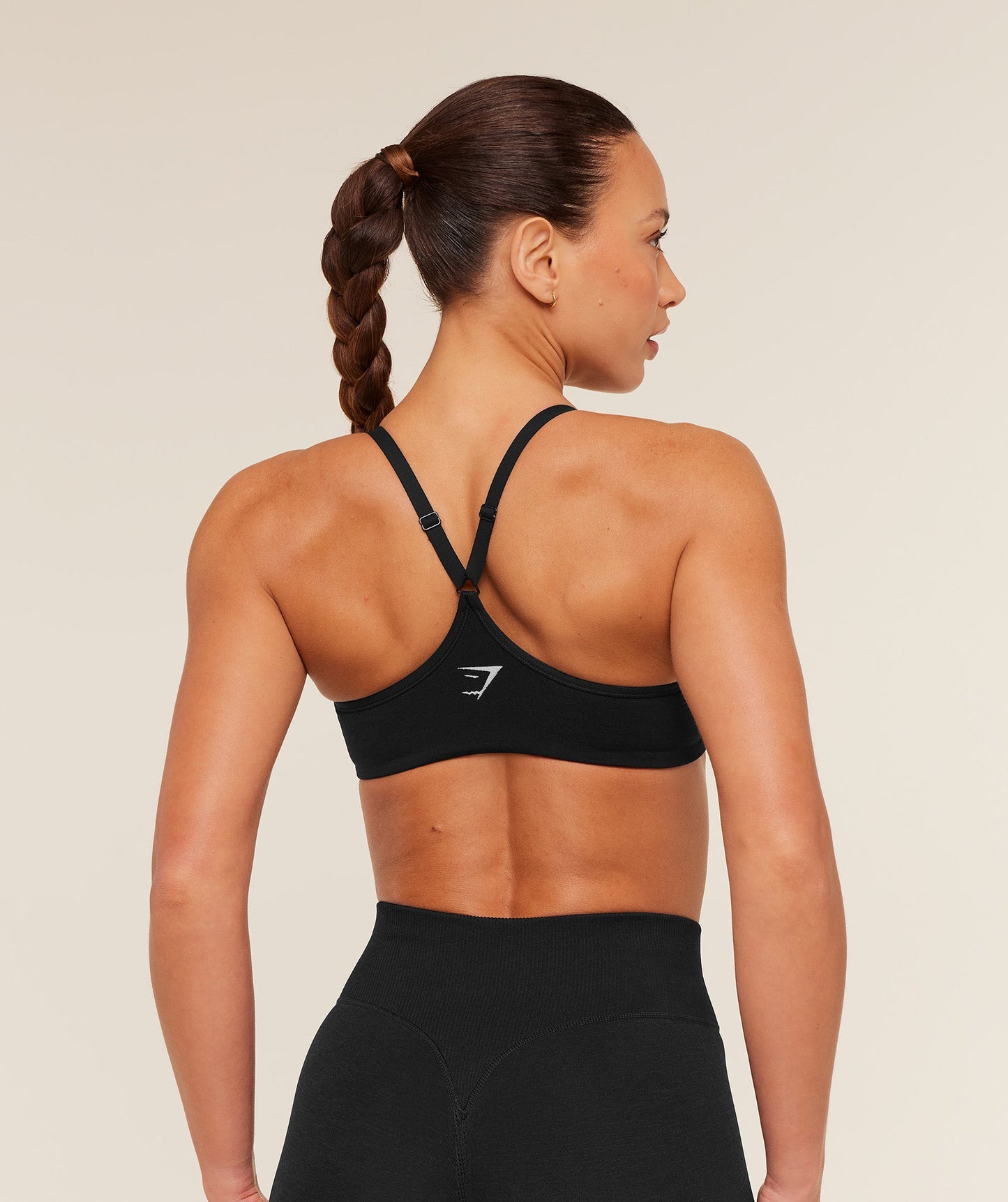 GSW-0138 Interval Seamless Light Support Sports Bra - Black
