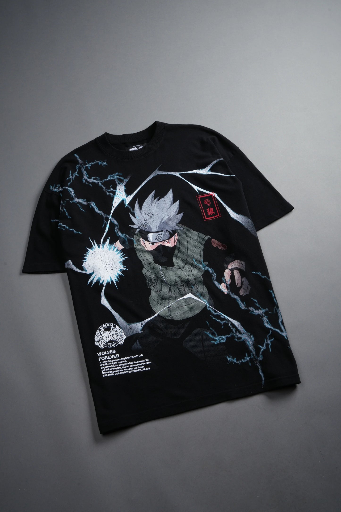 DS-0209 Shinobi Premium Oversized Tee in Black