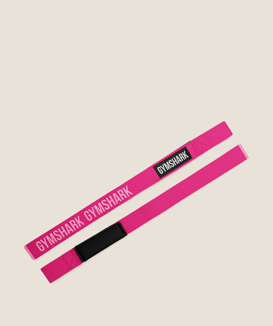 GSA-0013 Silicone Lifting Straps - Super-Set Pink/Focus Pink