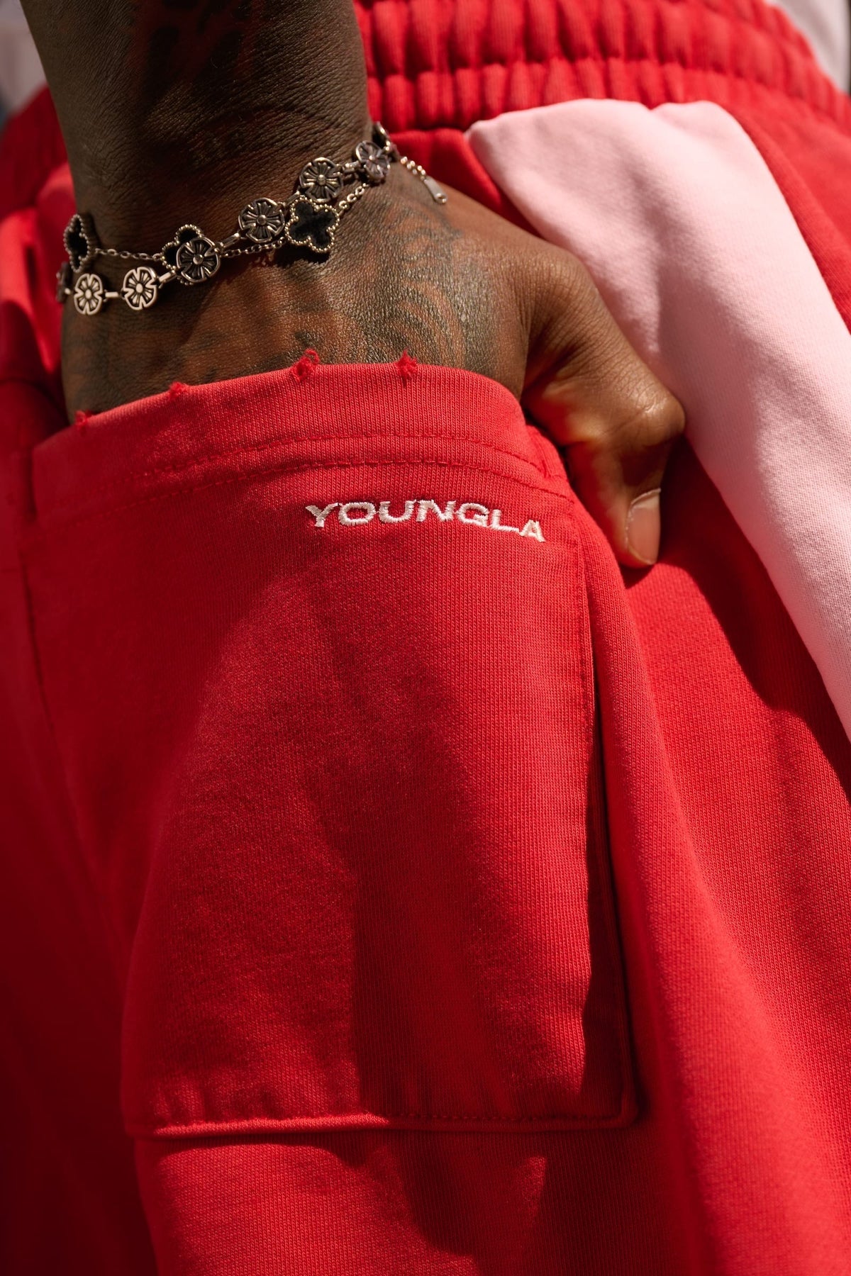 2071 - Baggy Ass Sweats - Red Wash