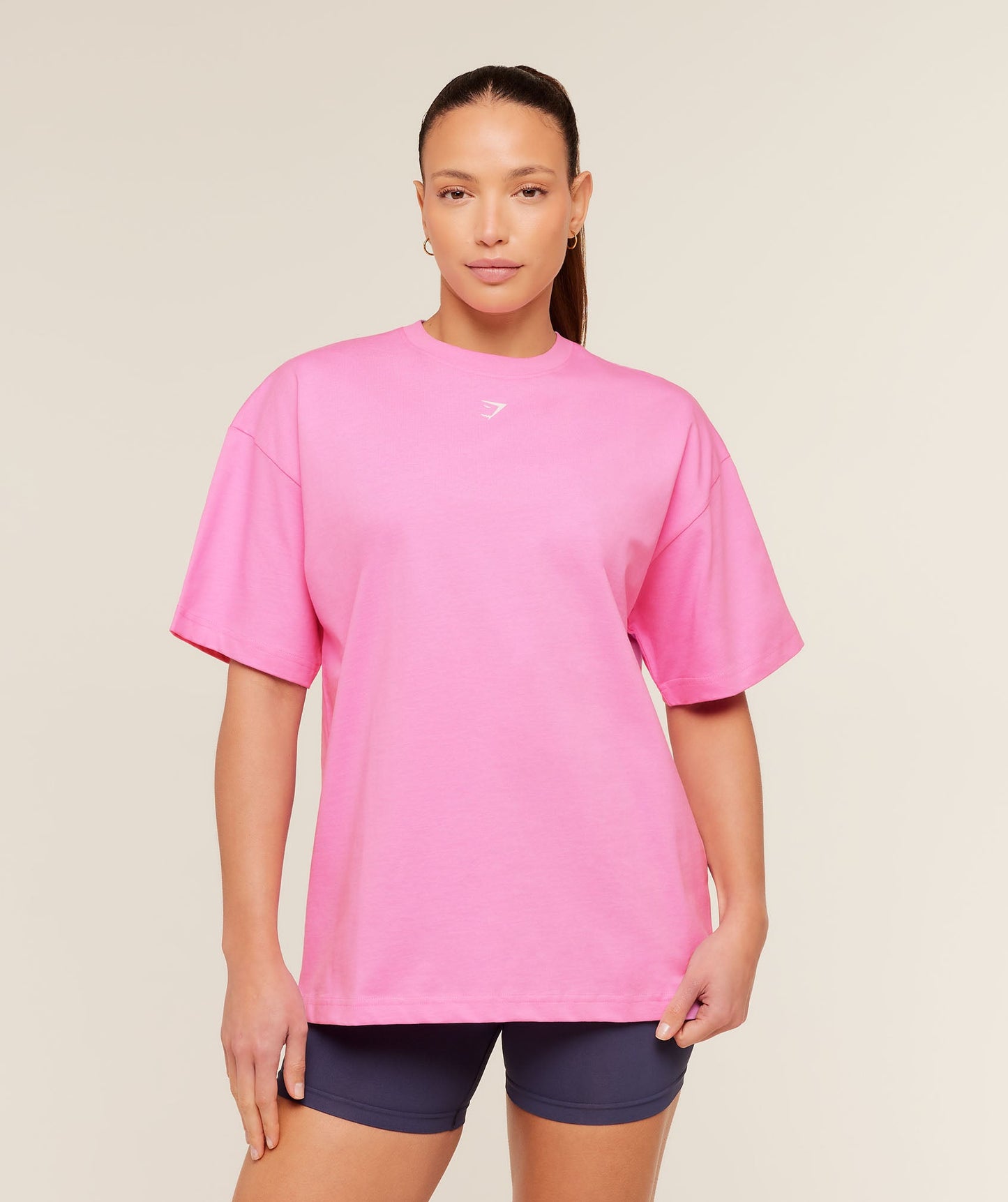 GSW-0097 Glutey Calls Graphic T-Shirt - Focus Pink