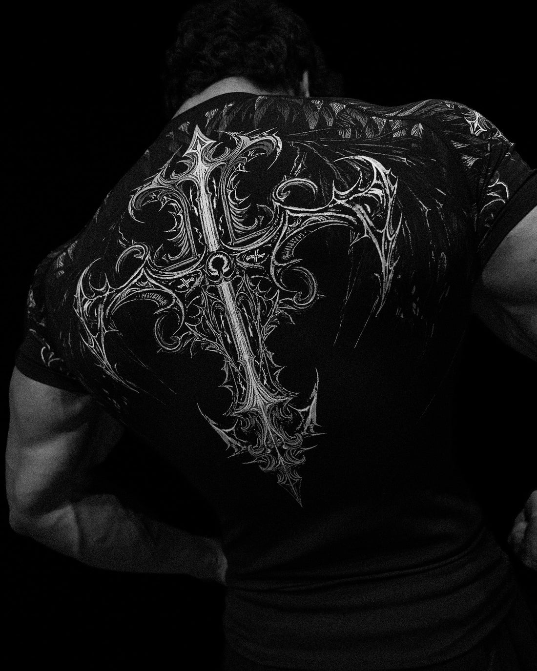 BD-0088 Void Tech™ Fallen Knight Short Sleeve Compression [VOID BLACK]