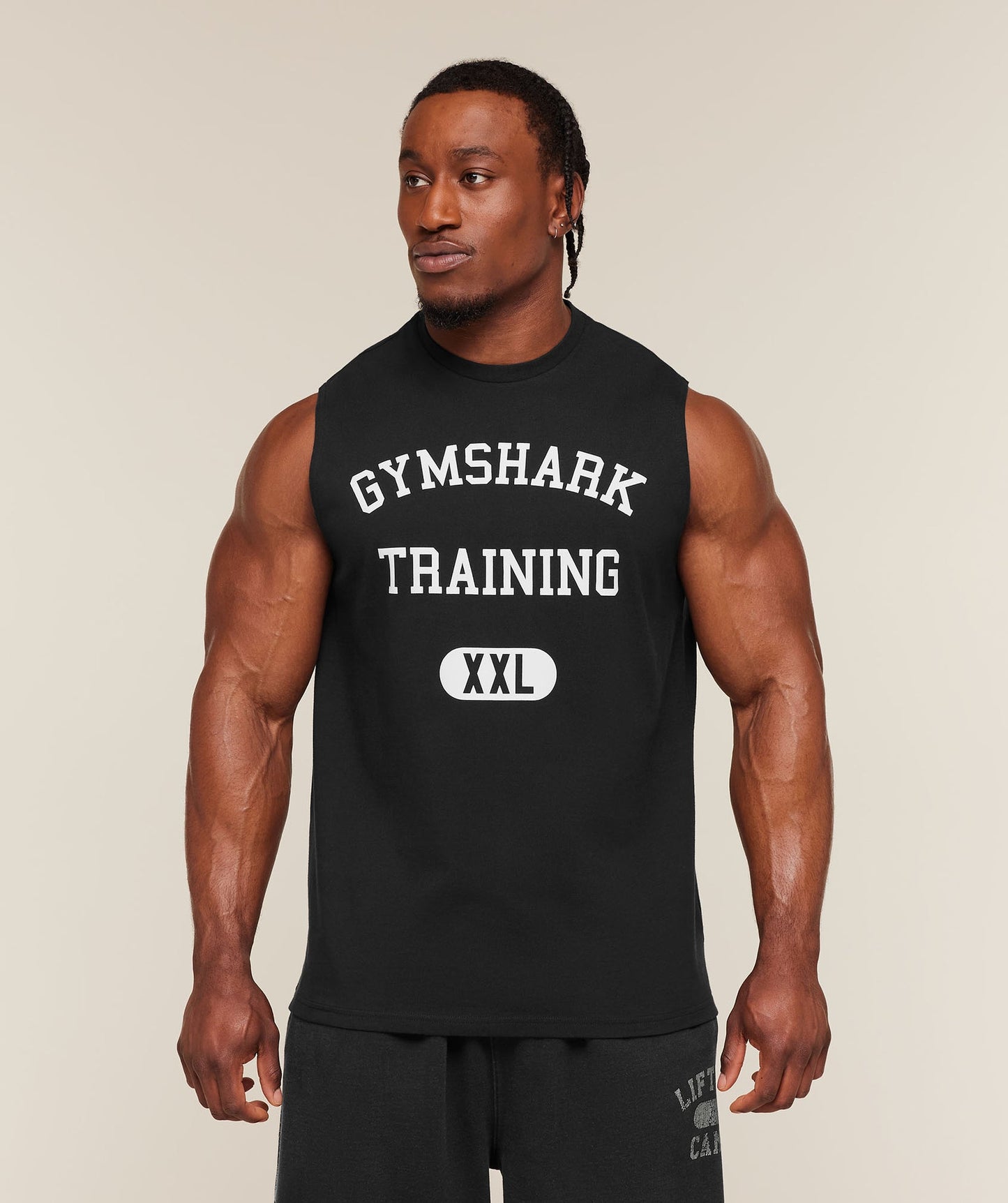 GS-0130 Training Graphic Tank - Black