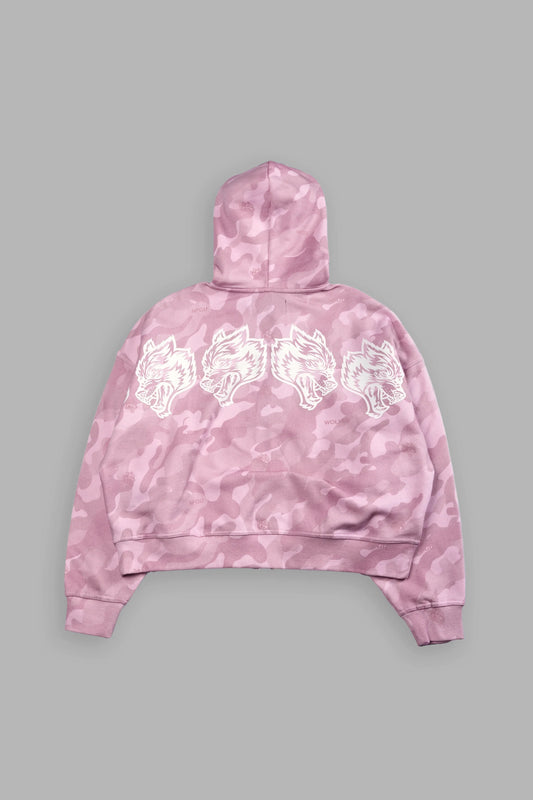 DSHE/VD-0031 DSVD Legacy Vex Double Zip Hoodie in DSVD Bubblegum Camo