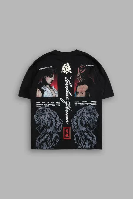 DS-0002 Ultimate Battle “Premium” Oversized Tee In Black