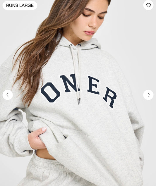 Foundations Oversized Oner Girlfriend Hoodie