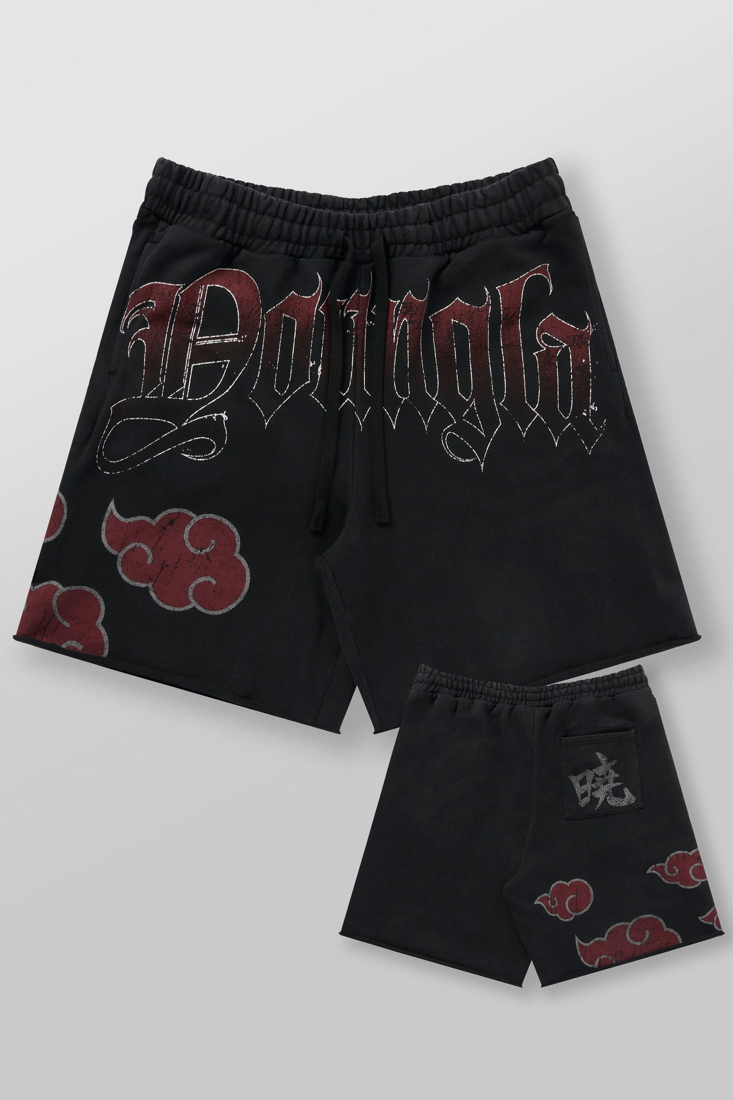 1002 - Naruto Sweat Shorts - Akatsuki