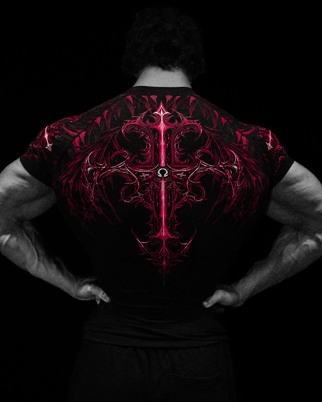 BD-0088 Void Tech™ Fallen Knight Short Sleeve Compression [RUBY]