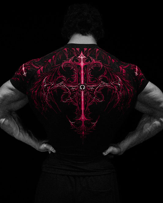 BD-0088 Void Tech™ Fallen Knight Short Sleeve Compression [RUBY]