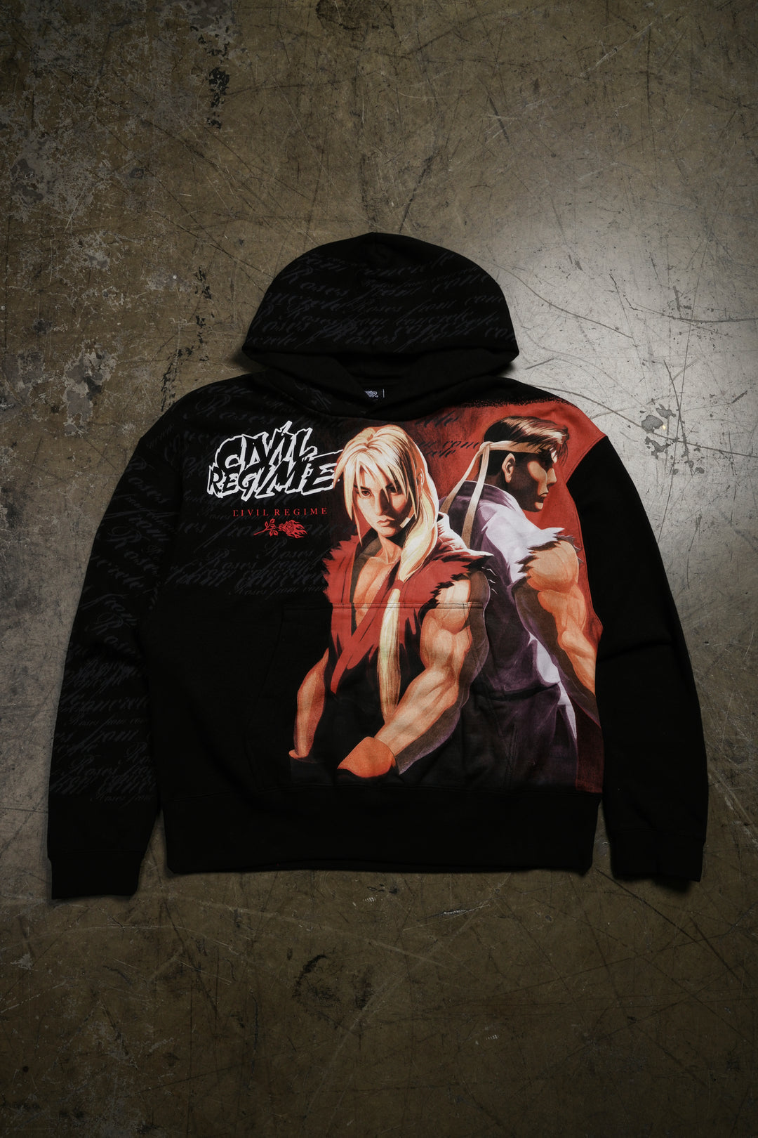 Fighters From Concrete Forever Hoodie in Black