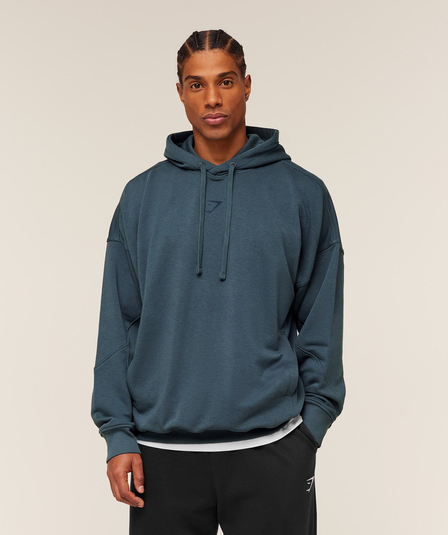 GS-0125 Power Oversized Hoodie - GS Stealth Blue