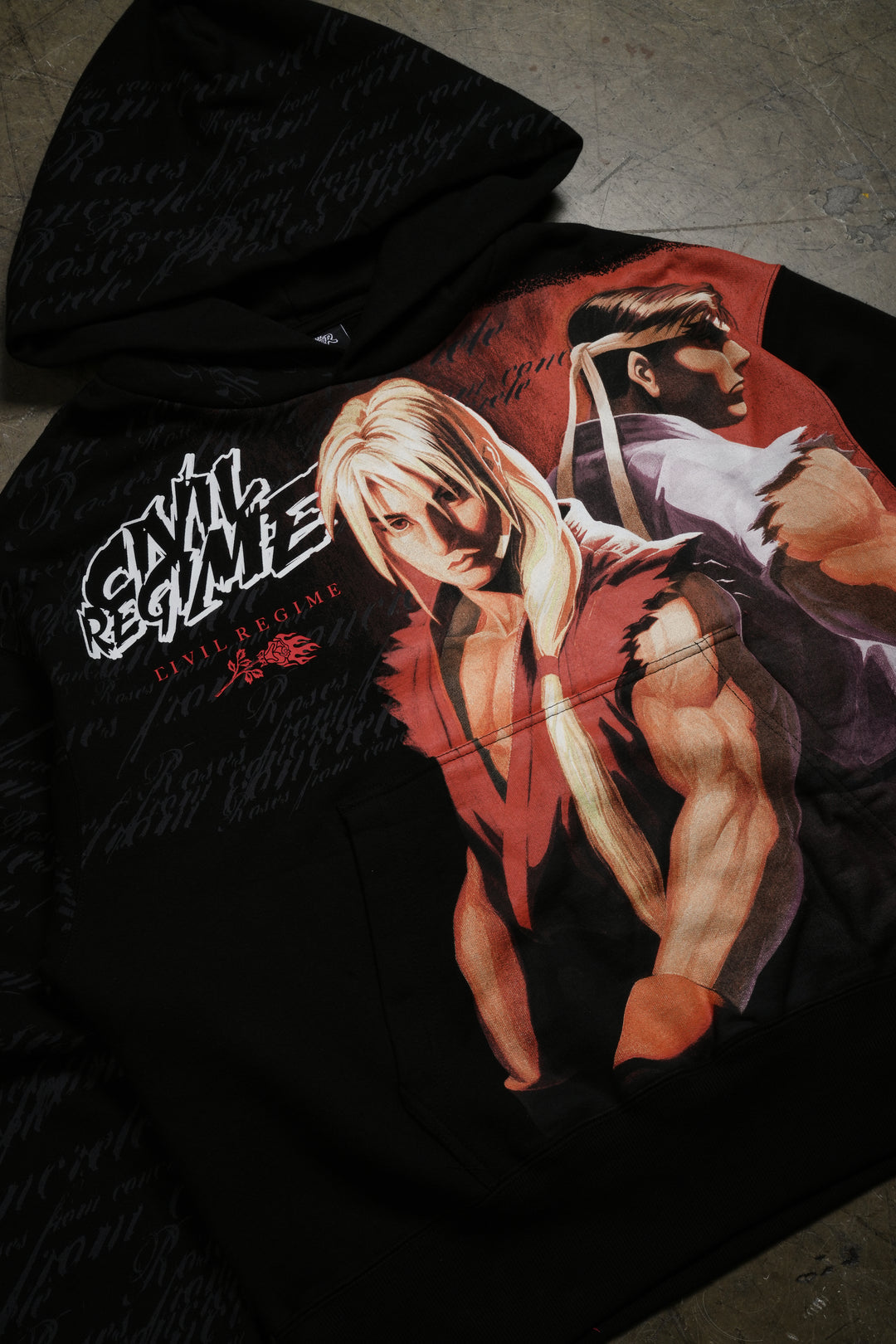 Fighters From Concrete Forever Hoodie in Black