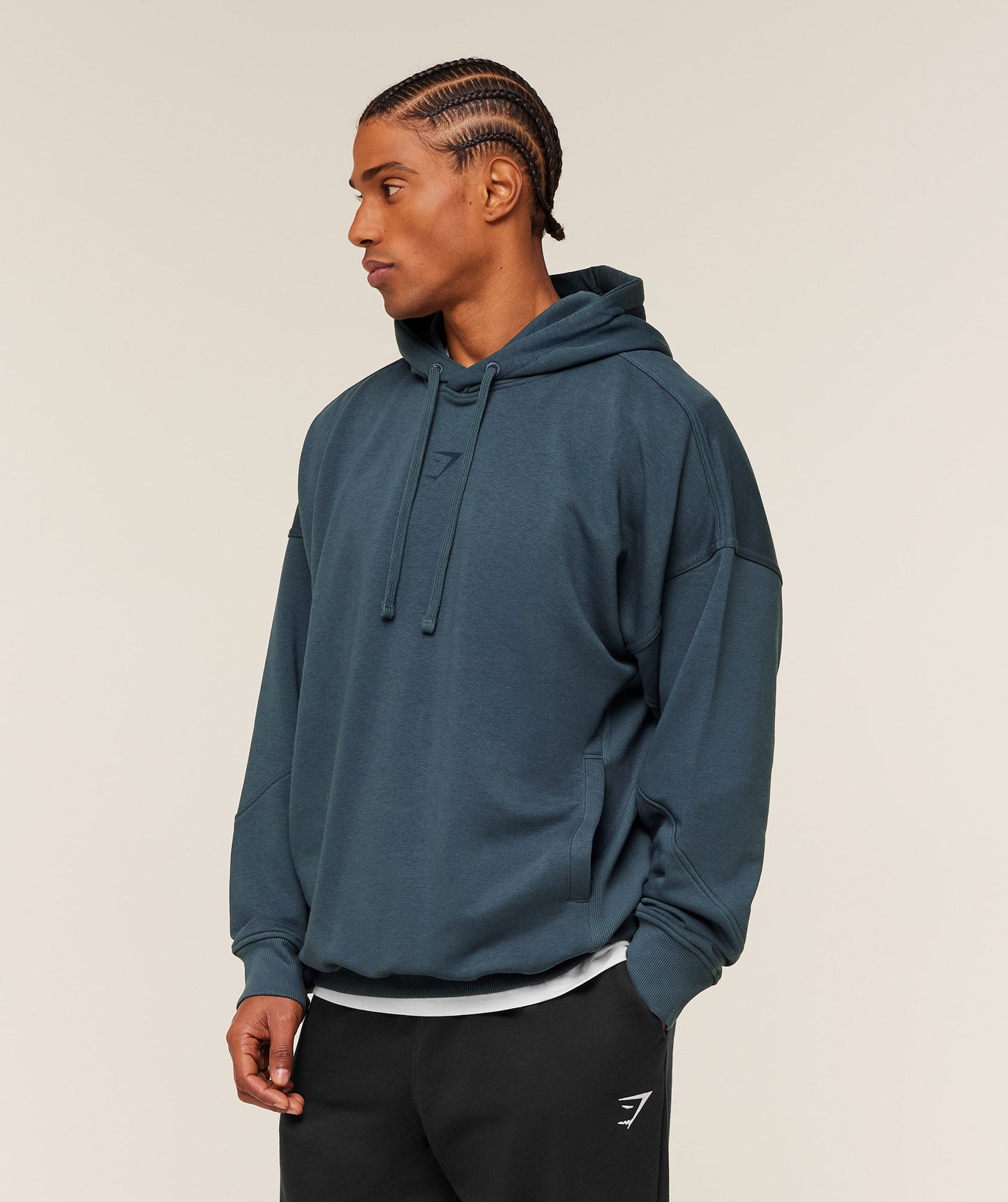 GS-0125 Power Oversized Hoodie - GS Stealth Blue