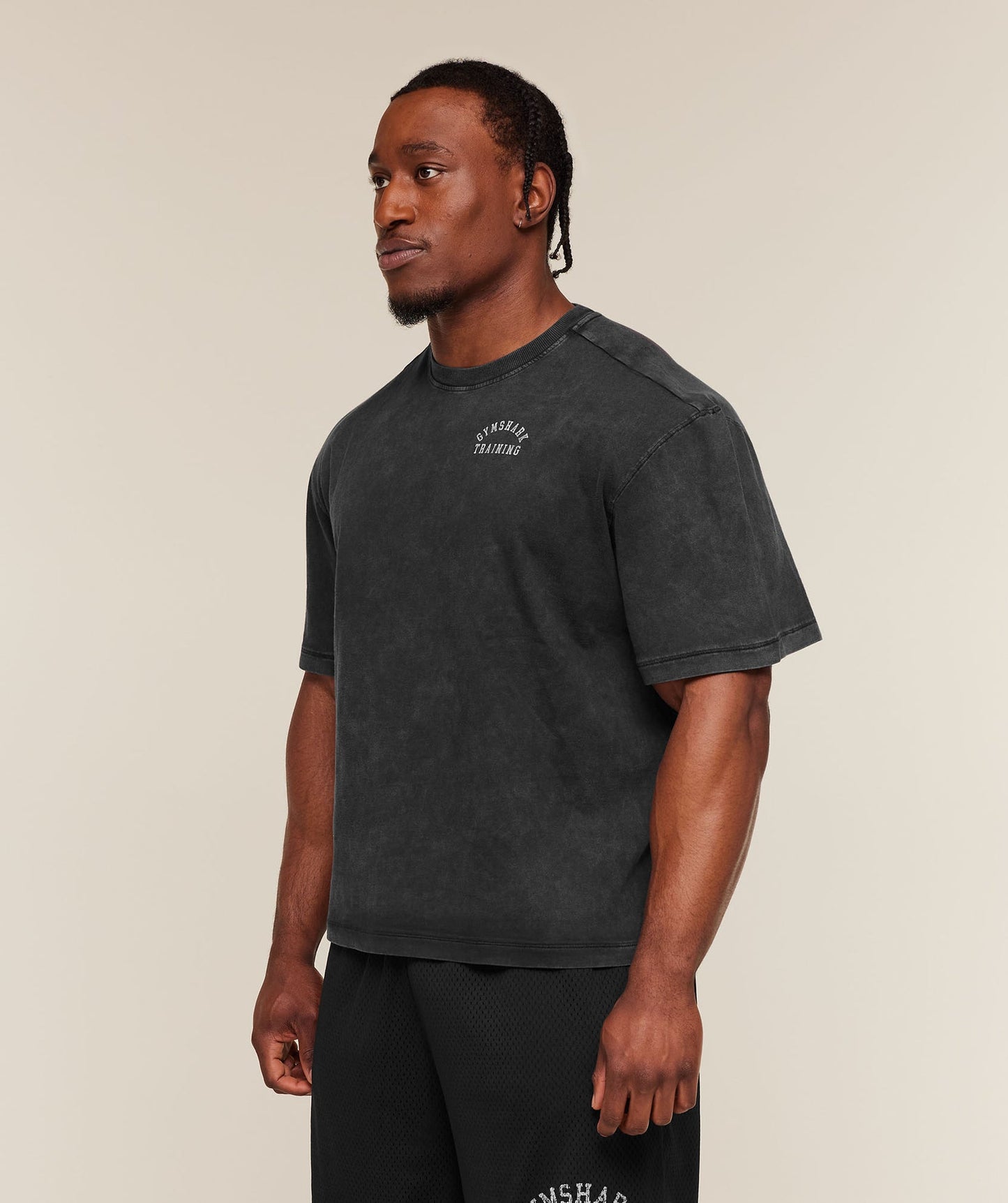 GS-0115 Retro Collegiate T-Shirt - Black