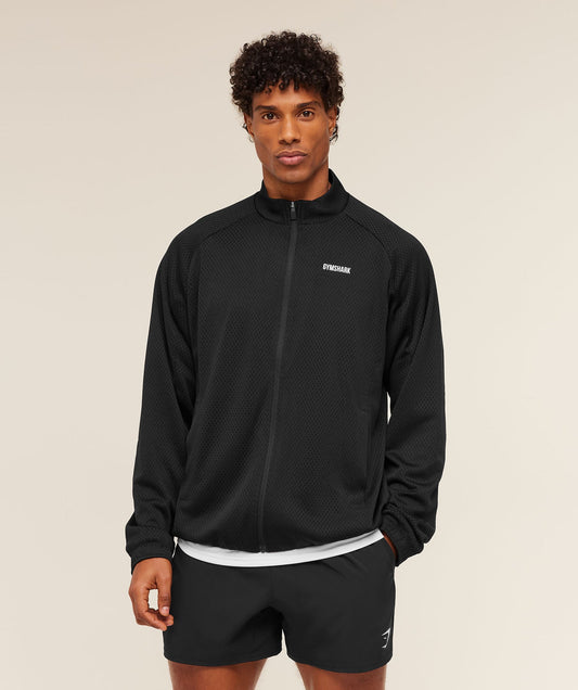 GS-0096 Train Zip Through Jacket - Black